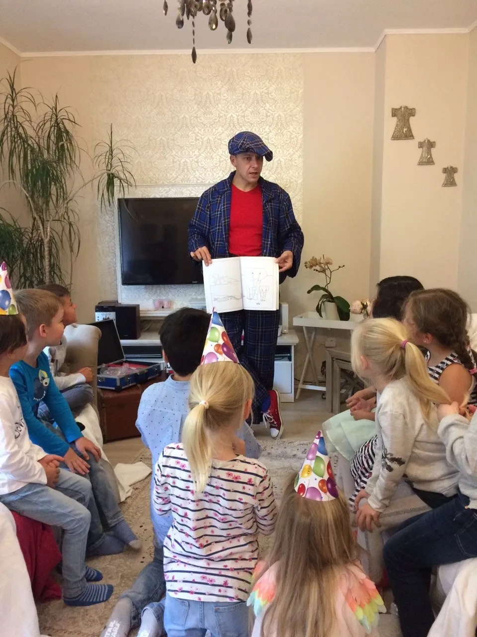 Kinderzauberer auf einem Kindergeburtstag in Essen