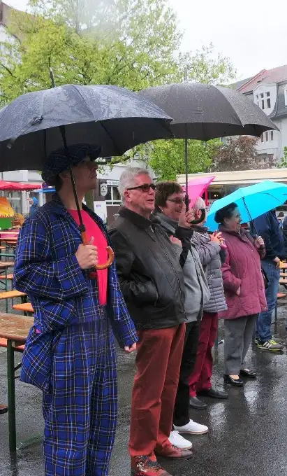 Festival in Essen, walk act