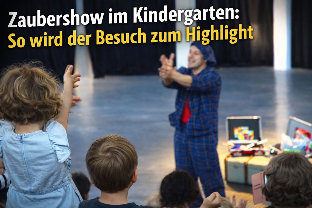 Zaubershow im Kindergarten: So wird der Besuch zum Highlight ✨🎩