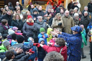 Kinderzauberer auf Dortmunder Weihnachstmarkt Jahr 2014