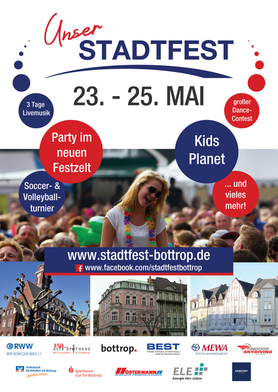 Plakat Stadtfest Bottrop