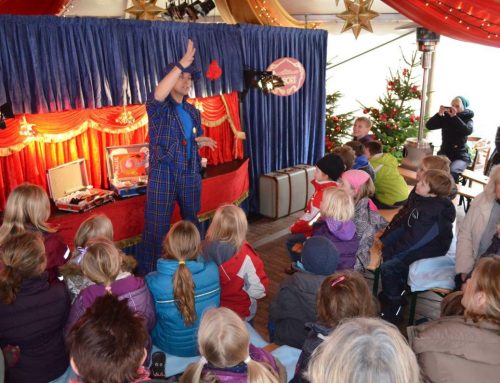 Nikolaus Markt in Bottrop empfängt Clown Zauberer LIAR