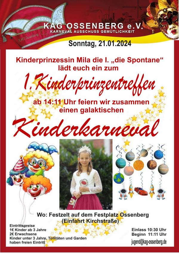 Kindersitzung in Rheinberg