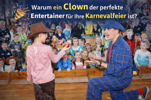 Zaubershow von Clown Zauberer LIAR bei Gladbecker Karnevalfeier